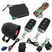 One way car alarm system with remote car door lock and unlock,remote trunk release,Silent Aalrm