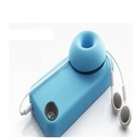 Silicone wire winder phone case for Iphone4/5