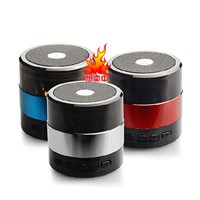 Bass Bluetooth Speaker / Talk Hands-Free / LED Light / Steel Alloy Body / Support U Disk and TF