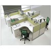 2.8M Office Workstation Furniture Staff Desk Office Partition Open Plan System MIKA Series SF004