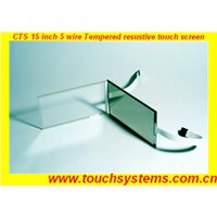 15inch five wire resistive touch screen with industrial quality