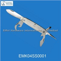New designed 4 in 1 stainless steel multi purpose knife (EMK04SS0001)