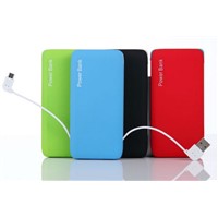 portable power source power bank 6000mah