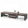 Modern wooden tv stands high gloss floor cabinet living room furniture tv cabinet with glass shelf