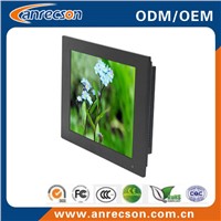 12 inch industrial embedded mount LCD monitor with touchscreen