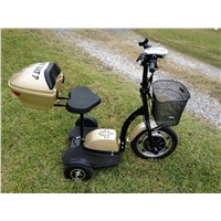Electric Handicapped Scooter with 3 Wheels with 500W, 48V/20AH  Lithium battery