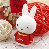 Cute rabbit PVC USB flash disk