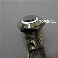 12mm metal momentary press button siwtch