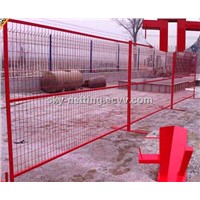 Construction site powder coated 6ft Canada temporary fence panels