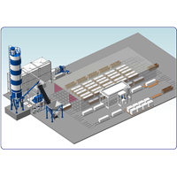 Automated Lines For Polystyrene Concrete Production