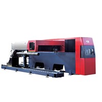 Automatic CNC metal tube fiber laser cutting machine