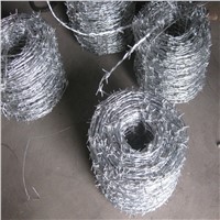 high tensile cheap Electro Galvanized Barbed Wire from China factory