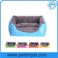 Washable Dog Beds Rectangle Oxford+Sponge Padded Chew Proof Pet Bed Factory