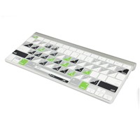 2th Generation Functional Silicone Keyboard Covers protector with Mac System character for Macbook