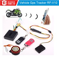 GSM 850/900/1800/1900MHz motorcycle anti-theft gps tracker with android IOS free tracking app