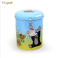 Cute tinplate money box