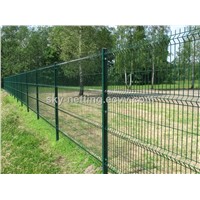 Galvanized after PVC Coated Triangle bending mesh fence