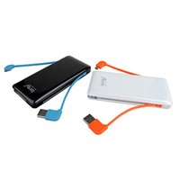 Shenzhen Factory Price Universal Portable Mobile Power Bank 6000mAh  with Output 5V 1A/2.1A