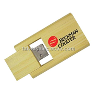 USB memory .Wood Swivel USB Stick, Supports Password Protection and Bootable Function
