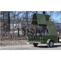 High Safety mobile security barrier trailer