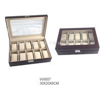 10pcs Brown Watch Display Box(W007)