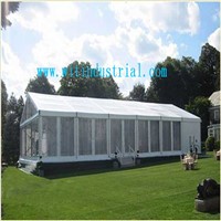 Large aluminum frame event tennis court tent