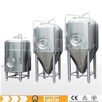 beer conical fermenter/ fermentation tank/unitak with glycol jacketed