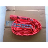 High quality WLL5ton 5000kg endless eye-eye round sling 6:1 7:1 8:1