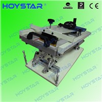 Smallest manual cylindrical screen printing press
