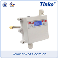 Tinko Tinko pipeline mounting temperature humidity transmitters with LCD display 4-30ma (TKSD)
