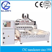 CHENCAN 3D 4 Axis Rotary CNC Router for Cylinders/Flat/Slab