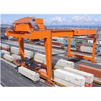 Double girder rail mounted gantry crane with European standard