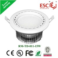 3W 7W 15W 36W white recessed led down light with CE passed driver ROHS