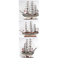 Amerigo Vespucci Painted Large Wooden Model ship