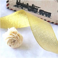 Gold Metallic Ribbon for gift package