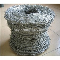 galvanized BWG14*14 with  wire diameter 2.1mm barbed wire