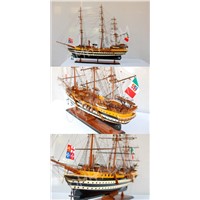 handmade wooden model tall ship AMERIGO VESPUCCI NEW DESIGN