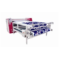 oil heat roll to roll sublimation heat press machine