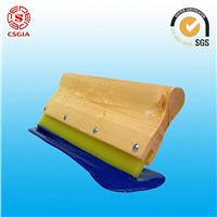 screen printing squeegee with wooden handle