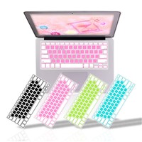 mixed color backlight hollow letter silicone keyboard cover for Macbook air retina pro