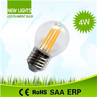 Safe and easy to assemble 4W G45 led filament lamp