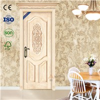 Fashion design wood veneer composite mdf interior wooden door