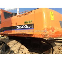 Used Excavator Doosan DH500LC-7 Nice working condition best priec with high quality dh500