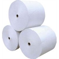 Tissue paper used as the absorbent core of sanitary napkins and diapers
