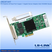 PCI Express x4 Quad Port Copper Gigabit For Server Network Card (Intel I350 Based)