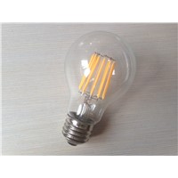 dimmable filament led bulb,2W 4W 6W led filament lamp, dimmable led filament bulb light