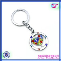 colorful heart keychain