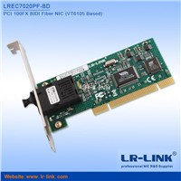 PCI 100FX BIDI Fiber NIC Network Interface Card (VT6105 Based)