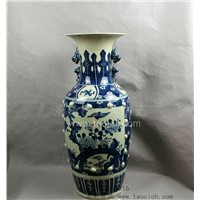 RYVM07  porcelain blue and white vases