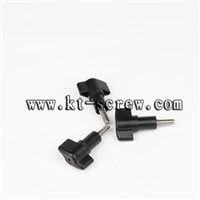 Thumb screw of plastic head stainless steel screw for cleaning equipment